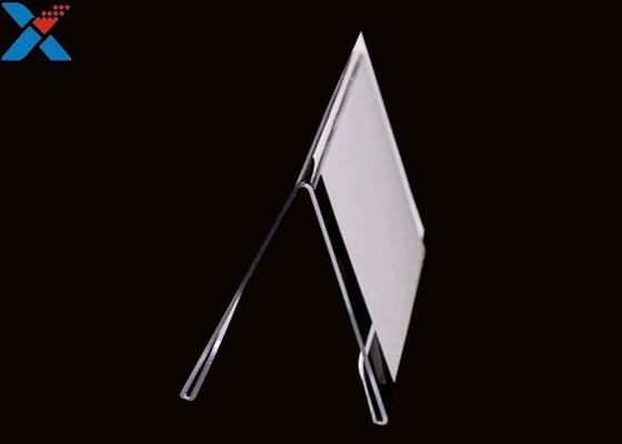 comprare supporti da tavolo del segno dell'esposizione di forma di v di 3mm perspex acrilico dello strato del chiaro online manufacture