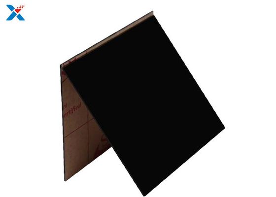 comprare Taglio di plastica nero del bordo del plexiglass dello strato glassato 1mm della metallina da graduare online manufacture