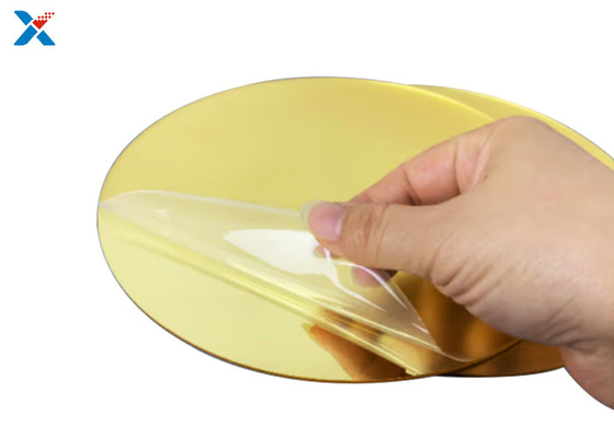 comprare Taglio laser in lamiera acrilica a specchio oro grande 1 mm per specchi da bagno online manufacture
