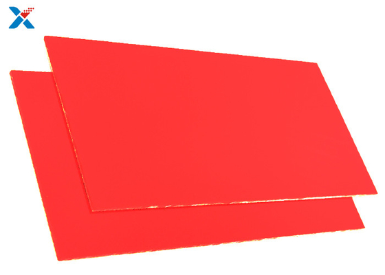 comprare Lo strato acrilico espulso plexiglass dell'OEM 1mm ha personalizzato il colore rosso online manufacture