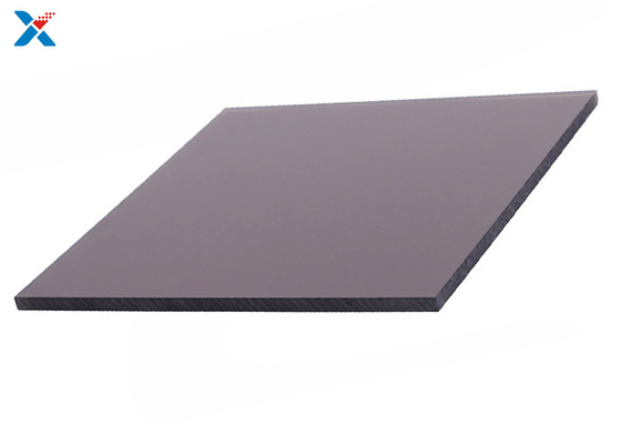 Strato coprente di plastica di Gray Transparent Solid Polycarbonate Panel del fumo