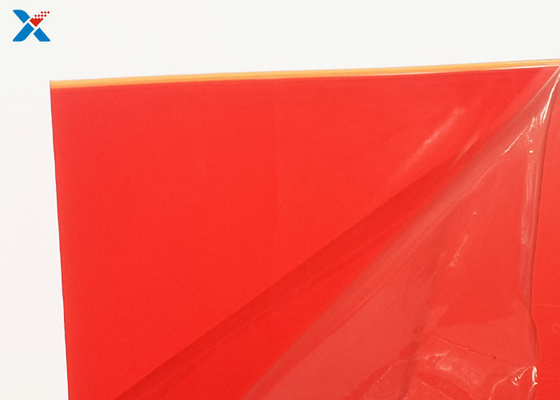 Strato acrilico rosso espulso di Casted 2mm con doppia superficie lucidata
