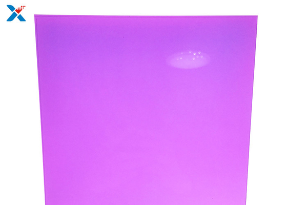 Densità di plastica dello strato 1.2g/cm3 di colore porpora traslucido del plexiglass