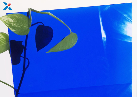 Grande piastrina di plastica spessa del perspex dello strato acrilico blu del plexiglass