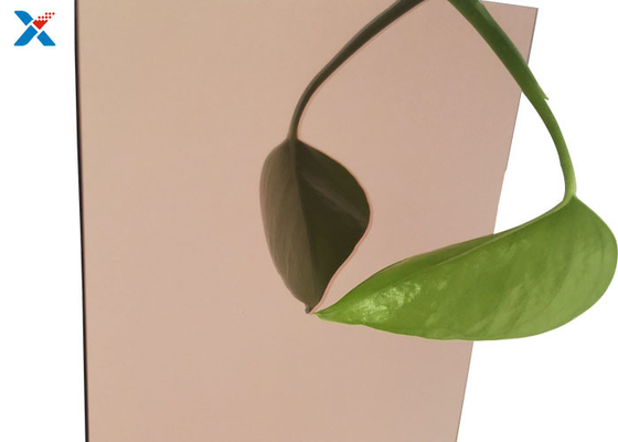Strato acrilico Rose Gold Customized Cutting dello specchio dello SGS ISO9001 del CE